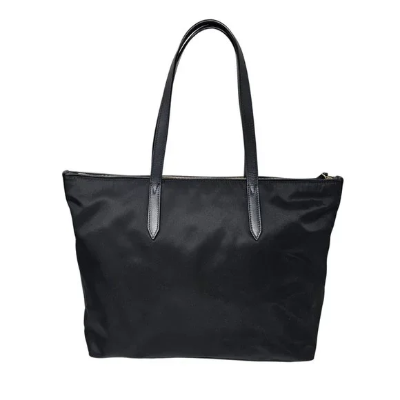 Jimmy Choo Larelle Appliquéd Shell Large Tote in Black - Picture 2 of 9